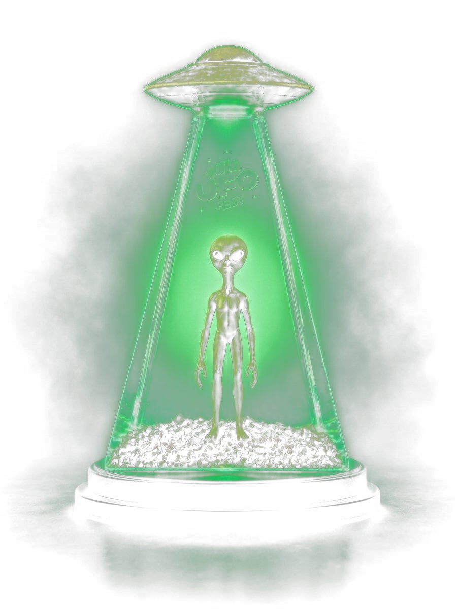 Estatuilla del premio World UFO Fest